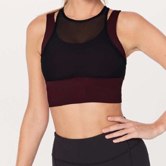 lululemon athletica Tops - NWT DARK ADOBE LULULEMON DOUBLE TAP BRA II - - 10